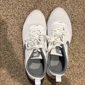 Nike White and Gray Athletic Shoes